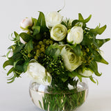 White & Green Flower Arrangement