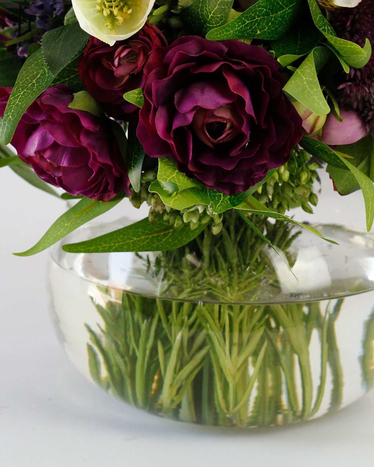 Purple Mixed Flower Arrangement