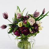 Purple Mixed Flower Arrangement